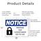 Signmission Propane Cage Locked When Not In Use OSHA Notice Sign, Aluminum, 18in W x 12in L, 2PK OS-2PACK-NS-A-1218-L-17887 - alternate 2
